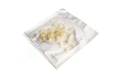 Cancellous and cortical bone chips and cubes