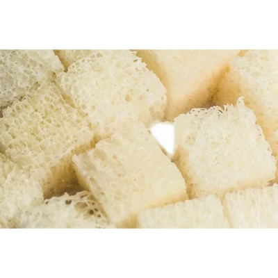 Cancellous and cortical bone chips and cubes