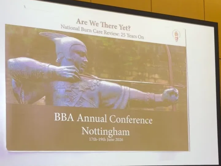 Opening slide of the BBA Annual Conference in Nottingham