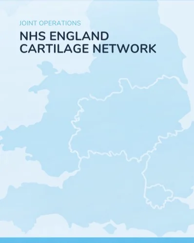 NHS England Cartilage Network map